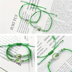 Catholic Bracelet Unisex Ins Niche Popular DIY Hand-Woven Red Rope Bracelets Fashion Bangles - Image 3