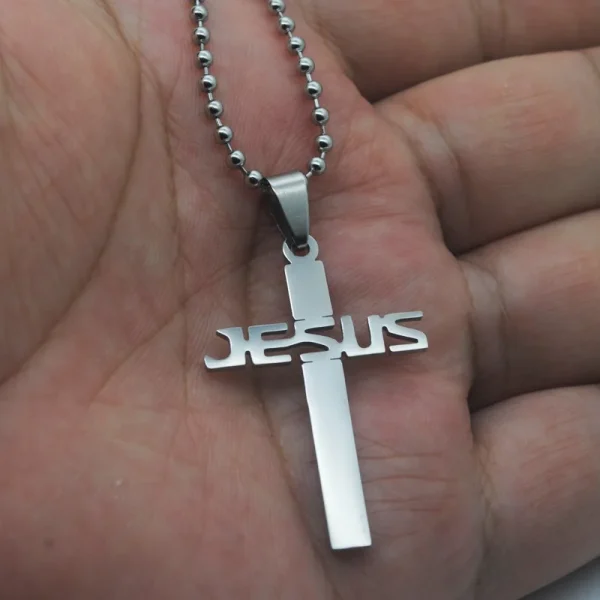 European American Style Titanium Steel Pendant Necklace for Men Korean Fashion Stainless Steel Sweater Chain for Women F