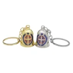 Vintage Small Metal Bell Guadalupe Pendant for Car Bag Decoration Jewelry Keychain Accessories - Image 5