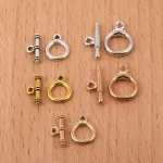 Manufacturer Accessories DIY Fashion Simple Round Gold Silver OT Buckle Necklace Bracelet Tail Buckle Accessories - Image 2