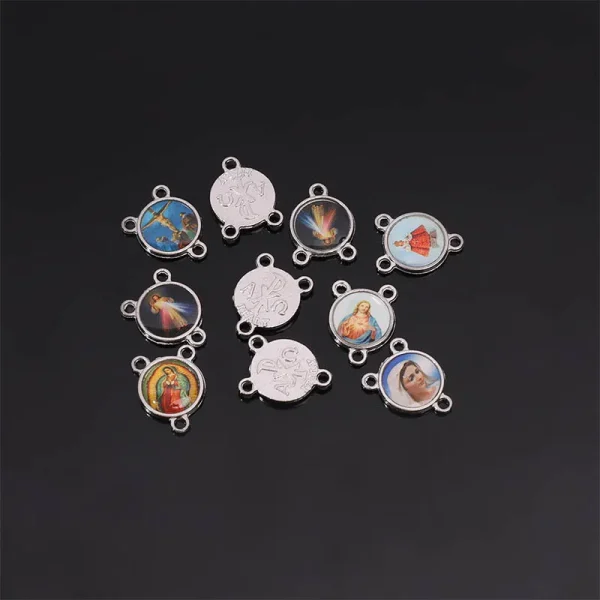 Hot Selling Religious Handicraft Soft Enamel Alloy Cross Medal Wholesale Die Casting Jewelry Accessories for Catholic Pr
