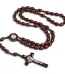 Mecrt Catholic Rosary Prayer Beads Acrylic 8*10mm Elliptical Bead Religious Necklace Jewelry Christianity Easter Church 