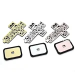 8*12cm Jesus Cross Acrylic Scripture Home Decoration Catholic Bible Church Icon Decor Hail Mary - Image 3