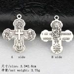 Retro Electroplated Metal Enamel Jewelry Pendant Pendant Accessories Rosary Five-in-one Necklace - Image 5