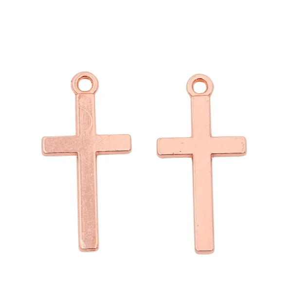 Mini Cross Pendant Pendant, Retro Zinc Alloy Accessories DIY Jewelry Accessories Wholesale Charms for Jewelry Making Col