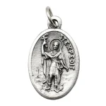 Mecrt Best Seller 2.2cm Double Sided Religious Pendant Saint Experdee + Guardian Angel Hot Jewelry Made of Alloy - Image 5