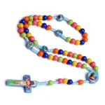 Rosary for Kids Children Necklace Christian Catholic Jesus Christ Rosaries Holy Communion Baptism Prayer Jewelry Church Gift - Image 3