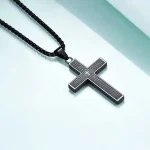 Catholic Cross Fashion Stainless Steel Men Women Religious Cross Necklace Jewelry for Men Women Religious Gift Wholesale