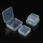 Square PP Plastic Box Jewelry Storage Box Small Parts Organizer Case Rosary Box Catholic Rosary Packaging Storage Container - Image 3