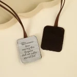 Catholic Carmelite Brown Scapular Amulets and Talismans Our Lady of Mount Carmel Scapular Communion Ceremony Blessed Virgin Mary - Image 4