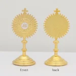 Wholesale Catholic and Christian Cross Ornaments Office Car Home Desktop Metal Crafts Decoration Jesus Hominum Salvator - Image 3