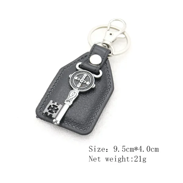 Wholesale Christian Keychain Catholic Church Holy Father Mother Jesus Promotional Keychains Accessory Custom Leather Orn