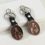 Religious Jewelry Wholesale Pu Car Pendants Keychains Russian Orthodox Church Supplies Metal Jewelry Pendants - Image 6