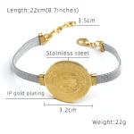 Mecrt Stainless Steel Saint Benedict Bracelet Fashion Titanium Steel Exorcist Catholicism Holy Father Our LadyJewelry Wholesale - Image 3