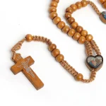 Catholic Rosary Customized Production Wooden Beads Jerusalem Jewelry Crosses Prayer Beads Jesus Religious Ornaments Wholesale - Image 3