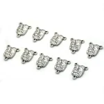 1.5*1.8cm Holy Family Cross Zinc Alloy Antique Silver Plated Religious Style Center Piece for Catholic Rosary Making - Image 3