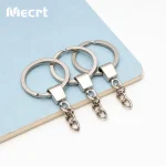 Alloy Head Sliding Car Keychain Metal Key Ring 4-Section Chain Key Holder Lightweight Promotion Gift Hanging Chain DIY Pendant - Image 2