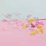 DIY Handmade Beaded Card Holder Decoration Materials White Pink 3D Cross Accessories Ins Style with Loose Acrylic Beads - Image 4