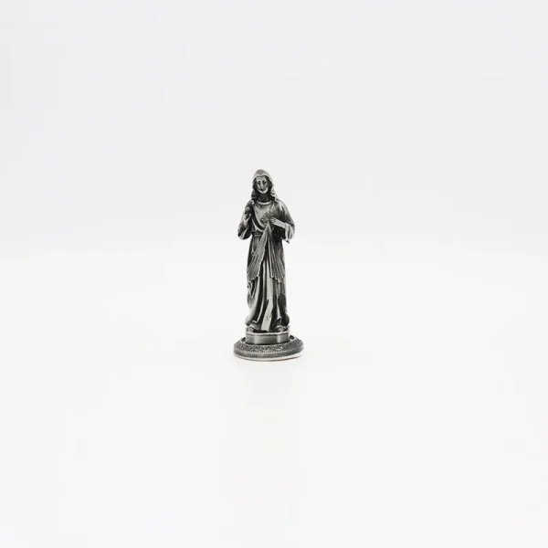 Catholic Statue Beckoning Ancient Green 3D Gold Metal Jewelry Ornaments Home Car Desktop Decorations Crafts Cross Figuri