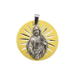 Catholic Virgin Mary Jesus Creative Jewelry Pendant Bag Keychain Zinc Alloy 3.7cm*3.7cm 4g Car Keychains