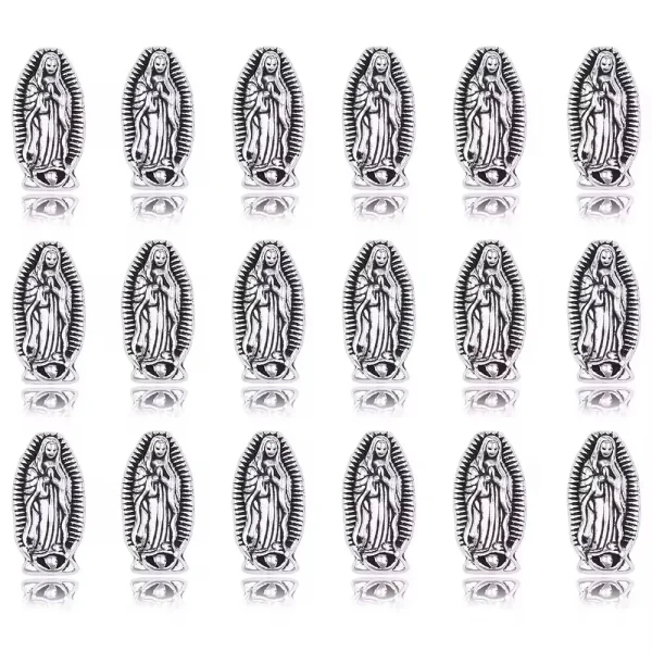 Our Lady of Guadalupe Accessories Retro Zinc Alloy DIY Jewelry Religious Bracelet Pendant Stringing Beads Charms