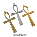 Retro Catholic Metal Cross Pendant Bronze Pendant Jewelry for Jewelry Making DIY Antique Big Ankh Cross Charms Wholesale - Image 4