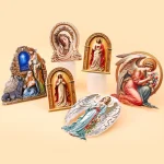Hot Sale Religion Our Lady of Jesus Church Atmosphere Decoration Plastic Pendant Ornament Home Art Decoration - Image 2