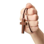 Handmade Adjustable Wooden Cross Pendant Necklace Harajuku Vintage Style for Men Women Children Christian Religious Jewelry - Image 5