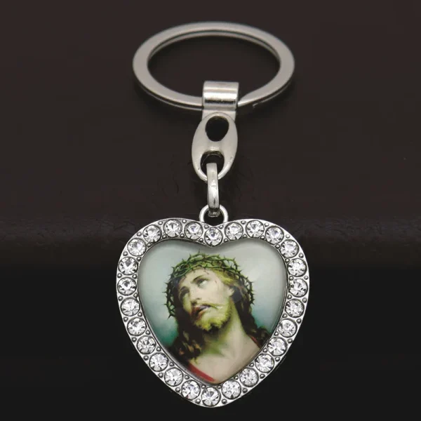 Wholesale and Retail Car Bag Metal Keychain Men’s and Women’s Picture Frame Keychain Jewelry Pendant
