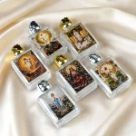 15ml Rose Bottle Holy Water Bottle Rose-shaped Cap Geometric Shape Christian Theme - Image 4
