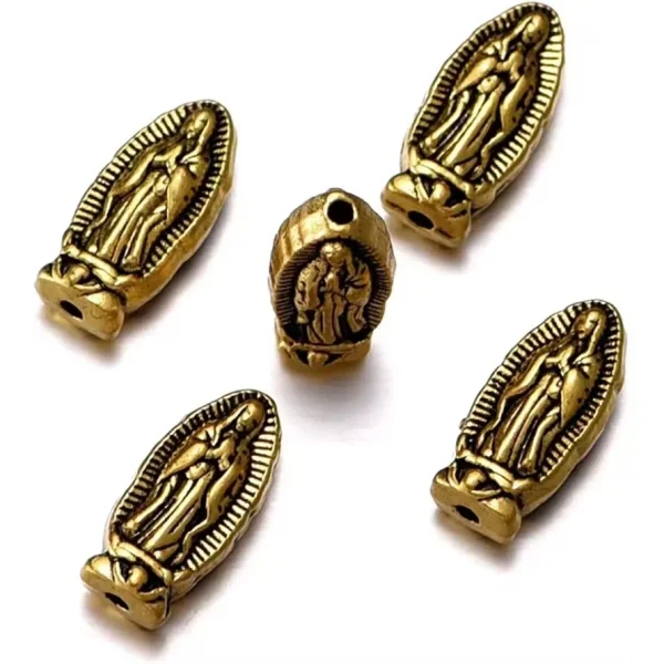 Our Lady of Guadalupe Accessories Retro Zinc Alloy DIY Jewelry Religious Bracelet Pendant Stringing Beads Charms