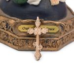 Pure Handmade Wooden Crucifix Cross Pendant Catholic Small Praying Hand Holding Cross Charm for DIY Necklace - Image 5