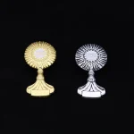 Metal Dove Brooch JHS Catholic Lapel Pin Medal Hat Collar Waist Pin Clothing Alloy - Image 3