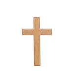 Wood Cross Ornament Modern Minimalist Christmas Home Decor Solid Wood Cross Decoration Wooden Craft Display Piece - Image 5