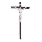 11*21cm Wooden Crucifix Wall Hanging Big Pray Cross for Church Home Decoration Model Product - Image 5