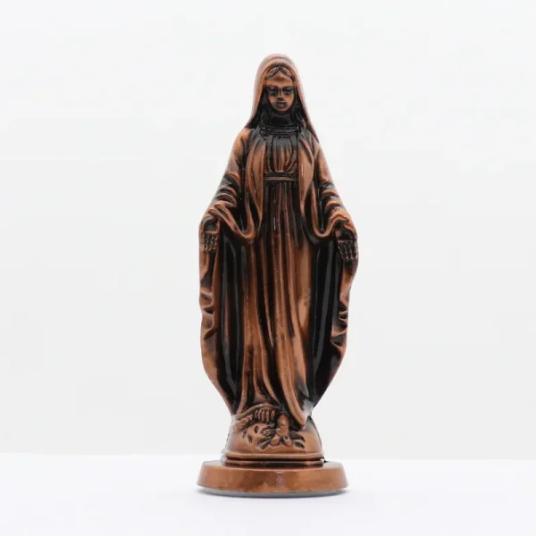 Catholic Statuette Creative Retro Alloy Maria Car Ornaments for Home Desktop Decoration Jewelry Crafts