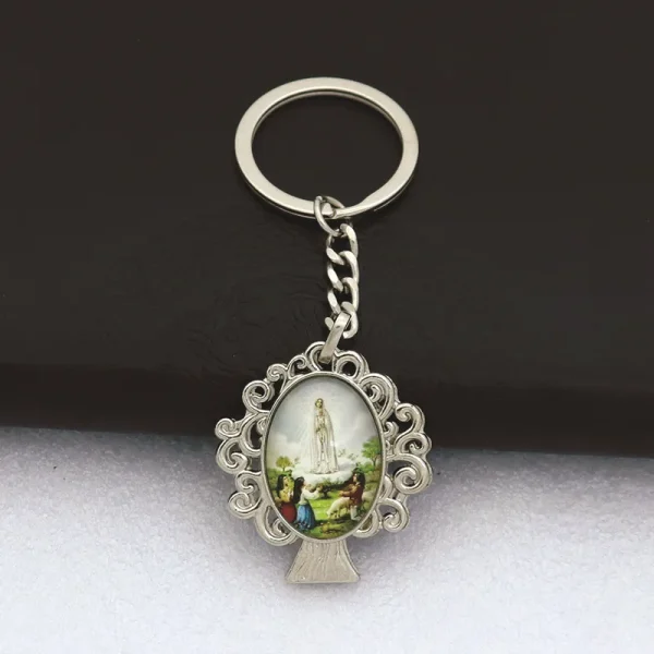 Spot Supply Alloy Material Jewelry Key Chain Car Bag Keychain Portrait Metal Pendant
