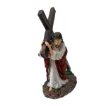 Mecrt Creative Resin Crafts Jesus Cross Portrait Decoration Home Desktop Car Ornaments Gifts - Image 2