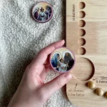 Wooden Rosary Board Children's Fun Toys Early Enlightenment Education Holy Father Holy Mother Catholic Church Gift - Image 4