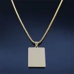 Mecrt Bible Prayer Neck Stainless Steel Portuguese Religious Necklace Jewelry for Men - Image 4