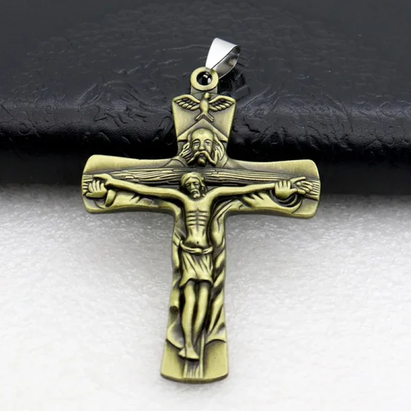 Wholesale and Retail Metal Jewelry Pendant Car Bag Keychain Cross Pendant Key Chain