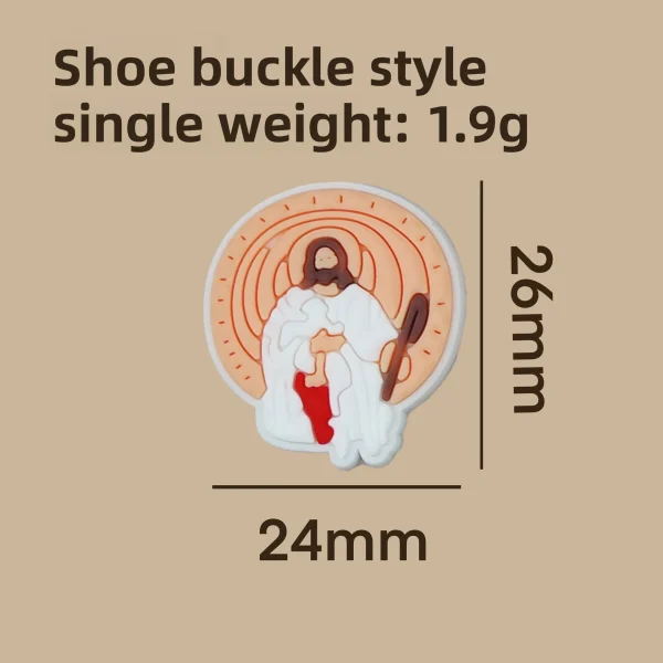 Cave Shoes PVC Soft Rubber Small Shoe Flower Buckle Beach Shoes Model 005 DIY Accessories