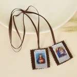 Mecrt Jesus Scapular Wear the Symbol of Devotion to the Blessed Virgin Mary Our Lady of Mount Carmel Christmas Catholic Gifts - Image 4