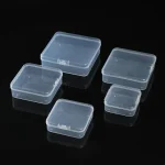 Square PP Plastic Box Jewelry Storage Box Small Parts Organizer Case Rosary Box Catholic Rosary Packaging Storage Container - Image 2