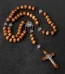 Mecrt Rosaries Religious Catholic Rosary Beads with Jesus Pendant Rosary Jewelry Resurrection Sunday Christmas Gifts Who