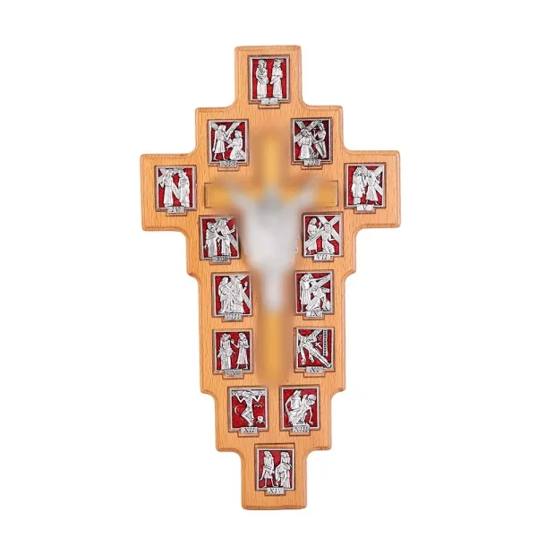 Jesus Cross Pendant Wall Hanging Living Room Home Decor Ornament