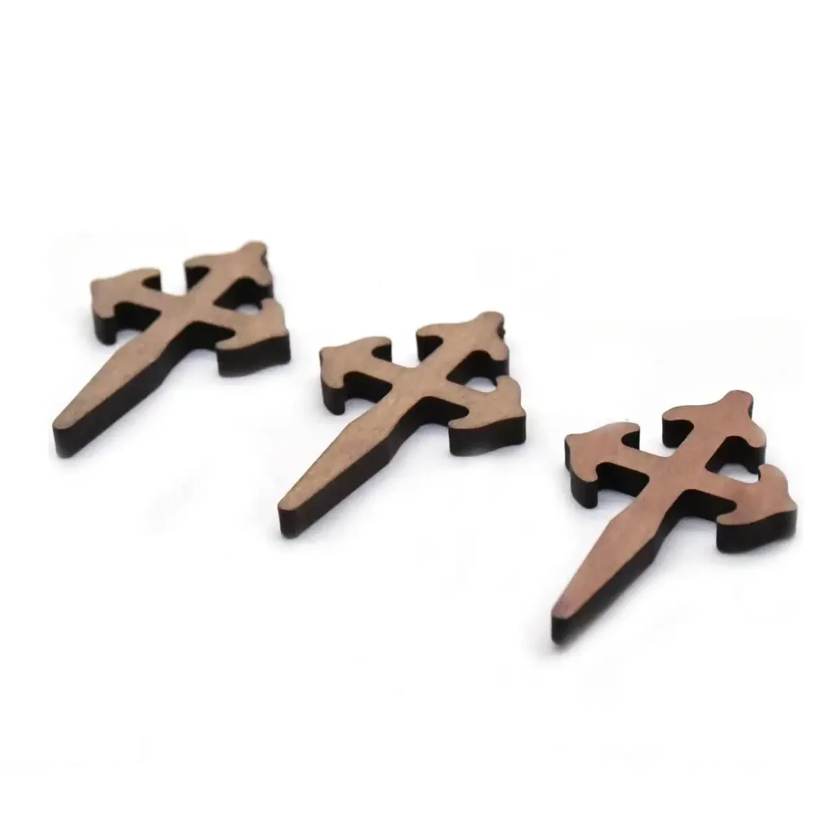 5.3*3.3cm Holy Church Christian Mini Wooden Cross Charms Pendant Necklace Diy Jewelry Accessories Wood Crafts Gift Religious - Image 4