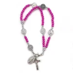 Support Custom Jewelry Double Layer Pearl Beads Prayer Cross Bracelet - Image 2