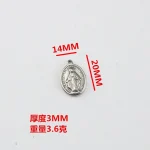 Catholic Stainless Steel Jesus Holy Pendant Christian DIY Jewelry Titanium Steel Jewelry Accessories - Image 3