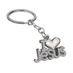 Catholic Christian Jesus Love Keychain Creative Personalized for Love Jesus Keychain Custom Metal Alloy - Image 5